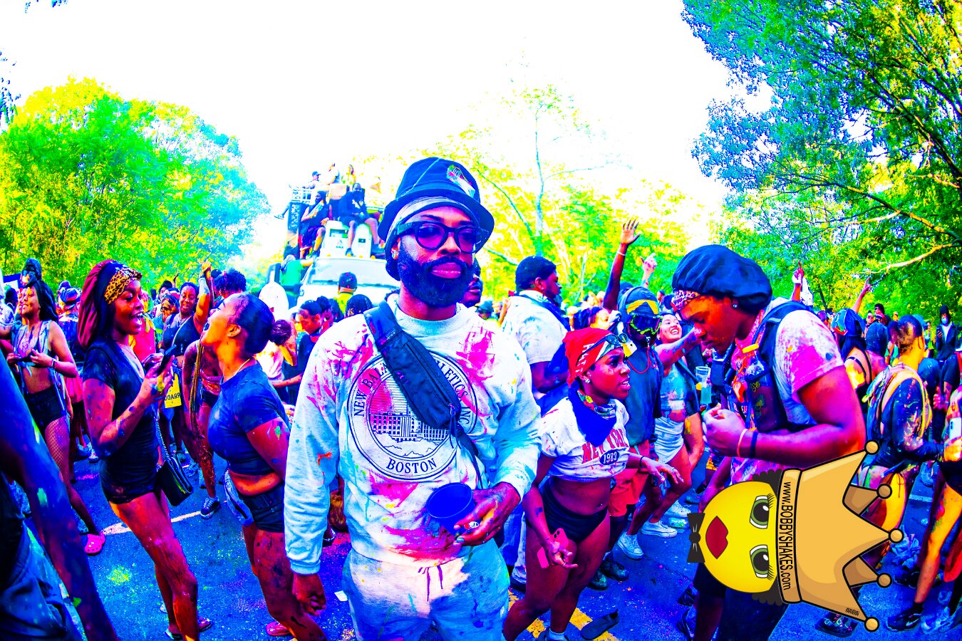 Jab Family Boston & Secret Soca Society performing live at Boston Caribbean Carnival in Boston, MA, photographed by Bobby Shakes