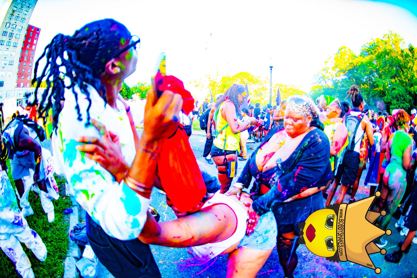 Jab Family Boston & Secret Soca Society performing live at Boston Caribbean Carnival in Boston, MA, photographed by Bobby Shakes