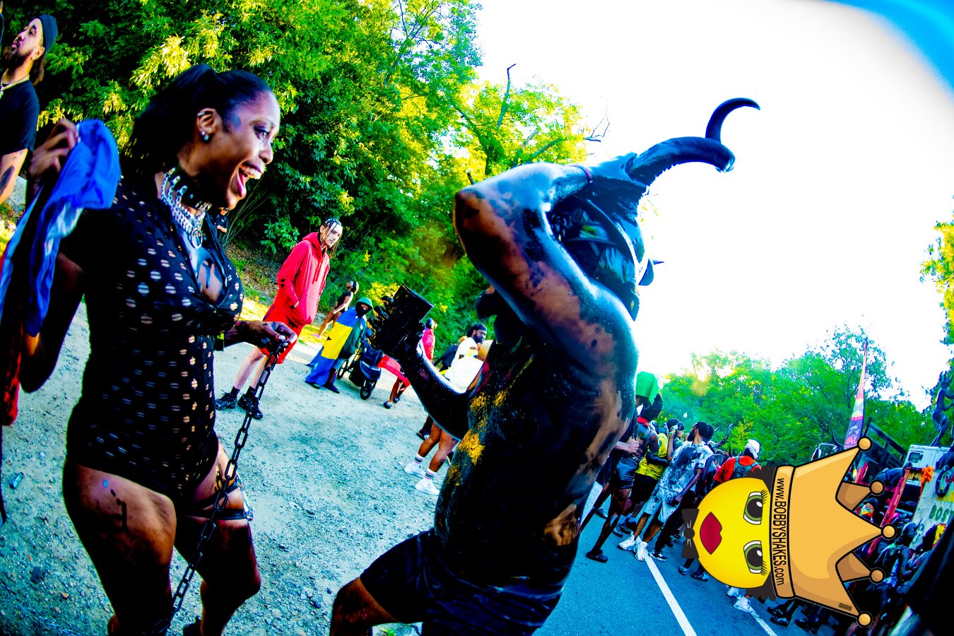 Jab Family Boston & Secret Soca Society performing live at Boston Caribbean Carnival in Boston, MA, photographed by Bobby Shakes