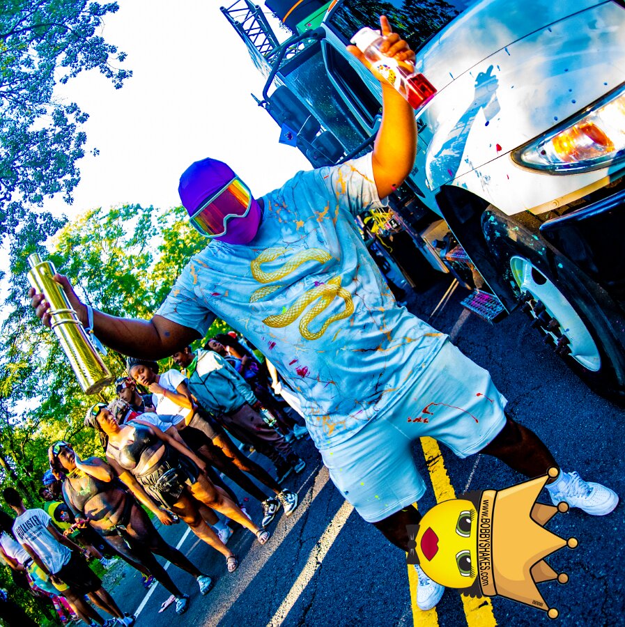 Jab Family Boston & Secret Soca Society performing live at Boston Caribbean Carnival in Boston, MA, photographed by Bobby Shakes