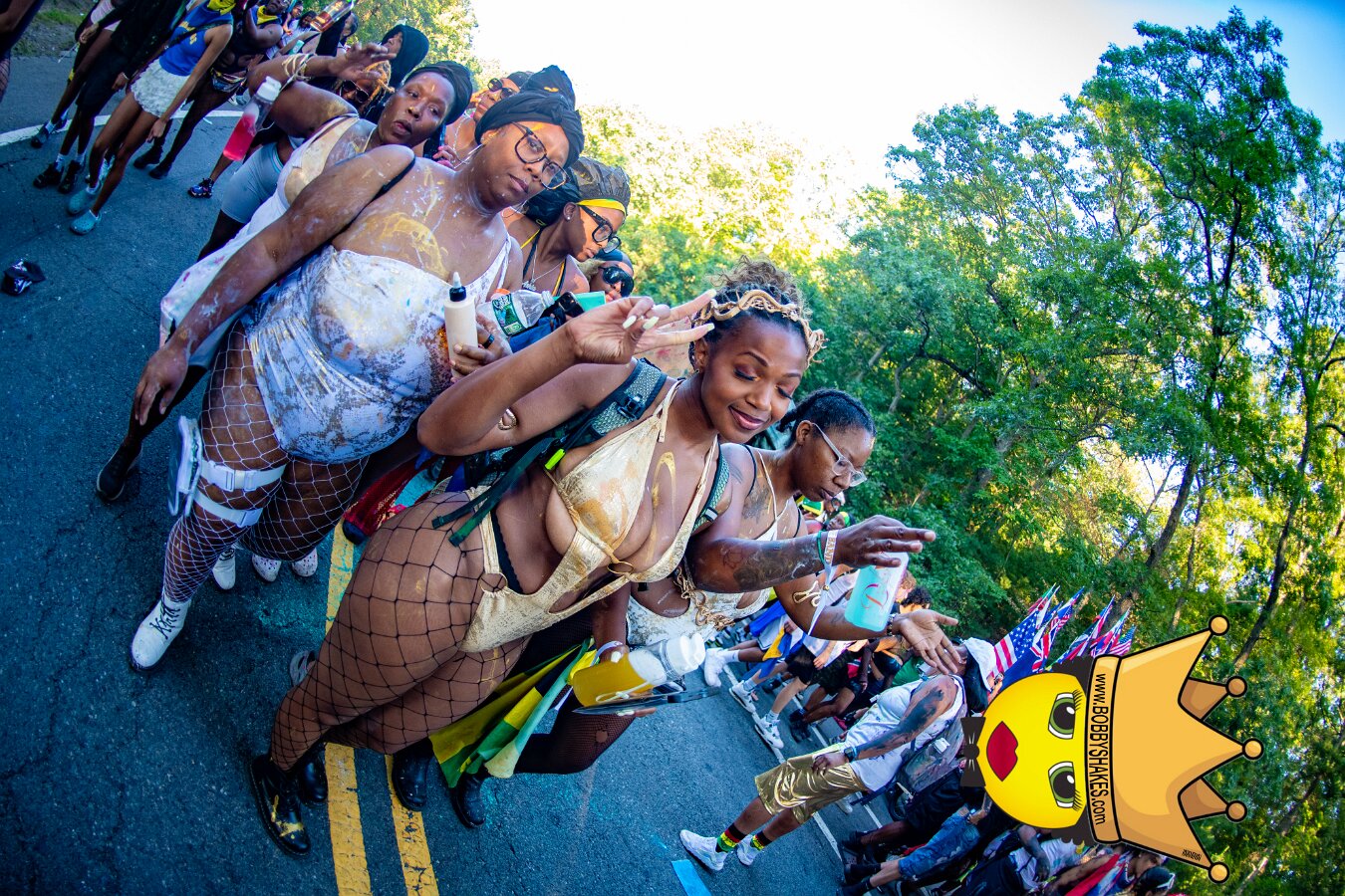 Jab Family Boston & Secret Soca Society performing live at Boston Caribbean Carnival in Boston, MA, photographed by Bobby Shakes