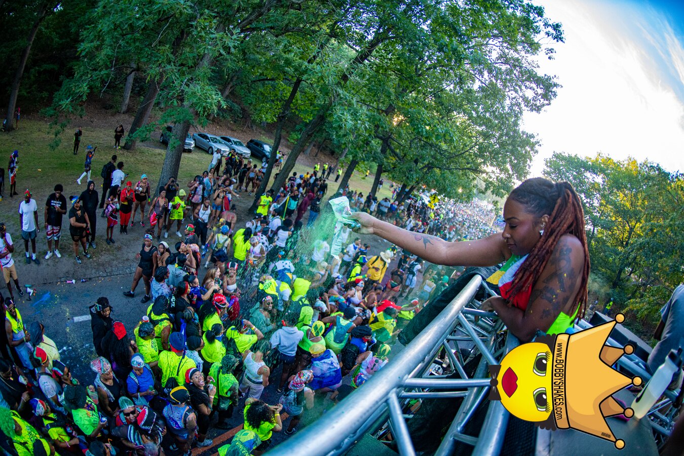 Jab Family Boston & Secret Soca Society performing live at Boston Caribbean Carnival in Boston, MA, photographed by Bobby Shakes