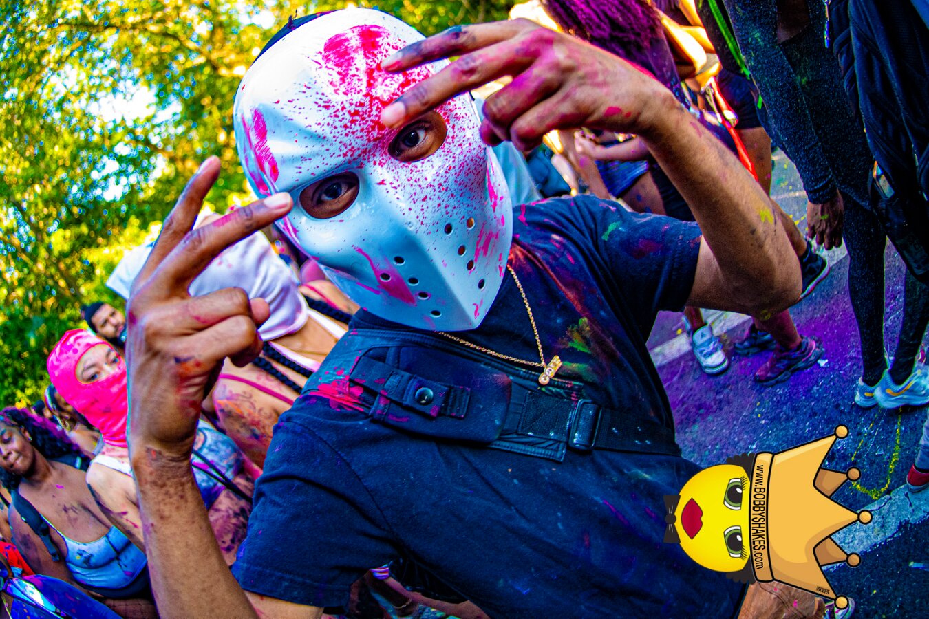Jab Family Boston & Secret Soca Society performing live at Boston Caribbean Carnival in Boston, MA, photographed by Bobby Shakes
