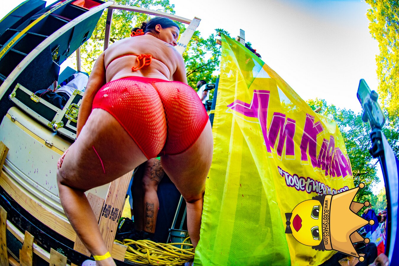Jab Family Boston & Secret Soca Society performing live at Boston Caribbean Carnival in Boston, MA, photographed by Bobby Shakes