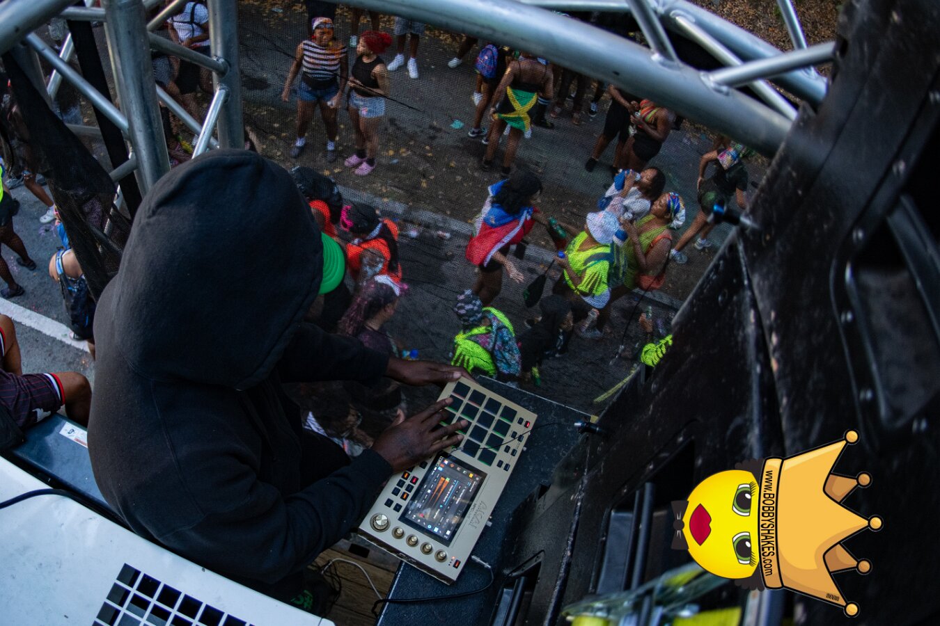 Jab Family Boston & Secret Soca Society performing live at Boston Caribbean Carnival in Boston, MA, photographed by Bobby Shakes