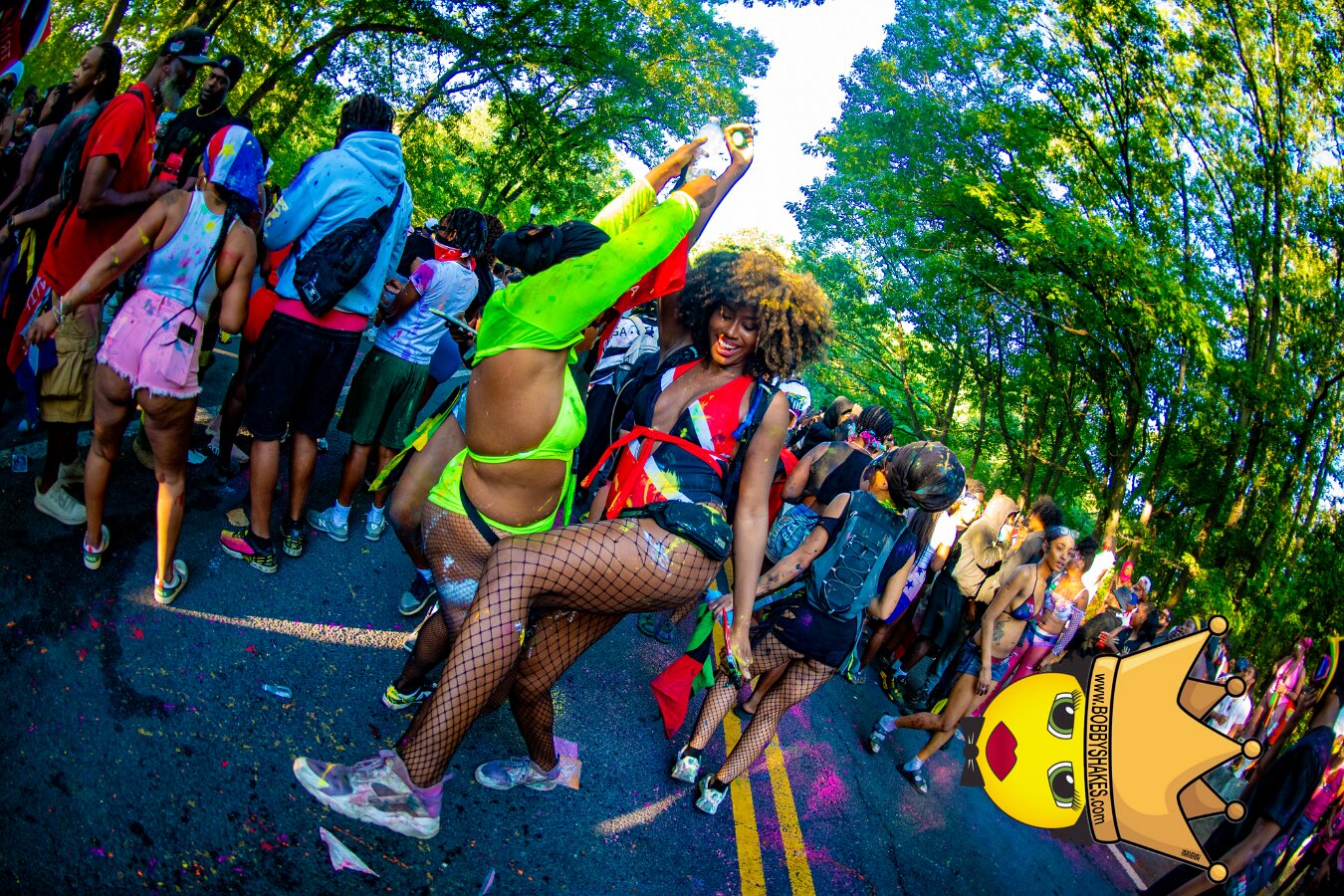 Jab Family Boston & Secret Soca Society performing live at Boston Caribbean Carnival in Boston, MA, photographed by Bobby Shakes