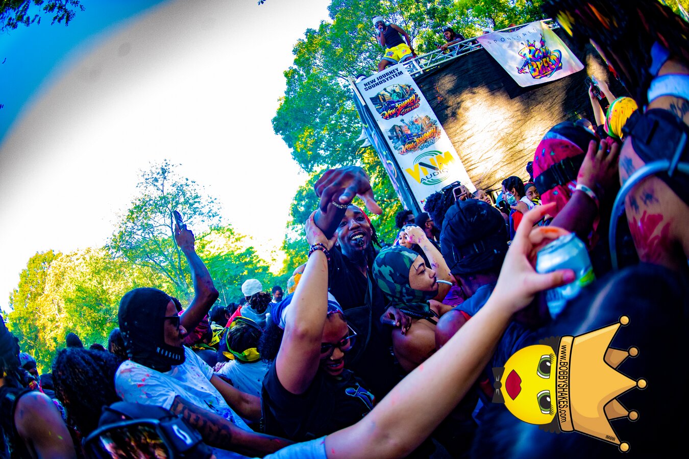Jab Family Boston & Secret Soca Society performing live at Boston Caribbean Carnival in Boston, MA, photographed by Bobby Shakes