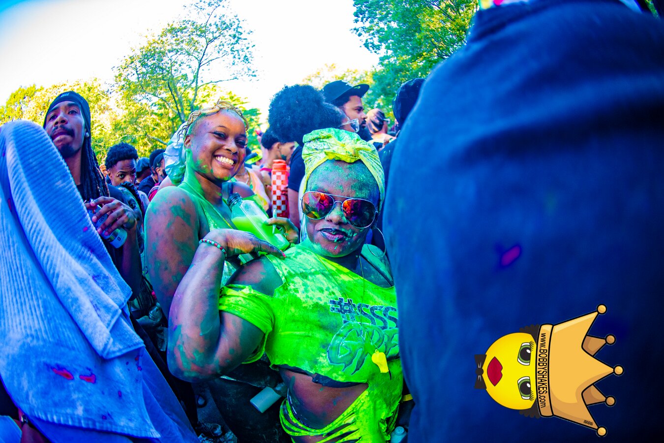 Jab Family Boston & Secret Soca Society performing live at Boston Caribbean Carnival in Boston, MA, photographed by Bobby Shakes