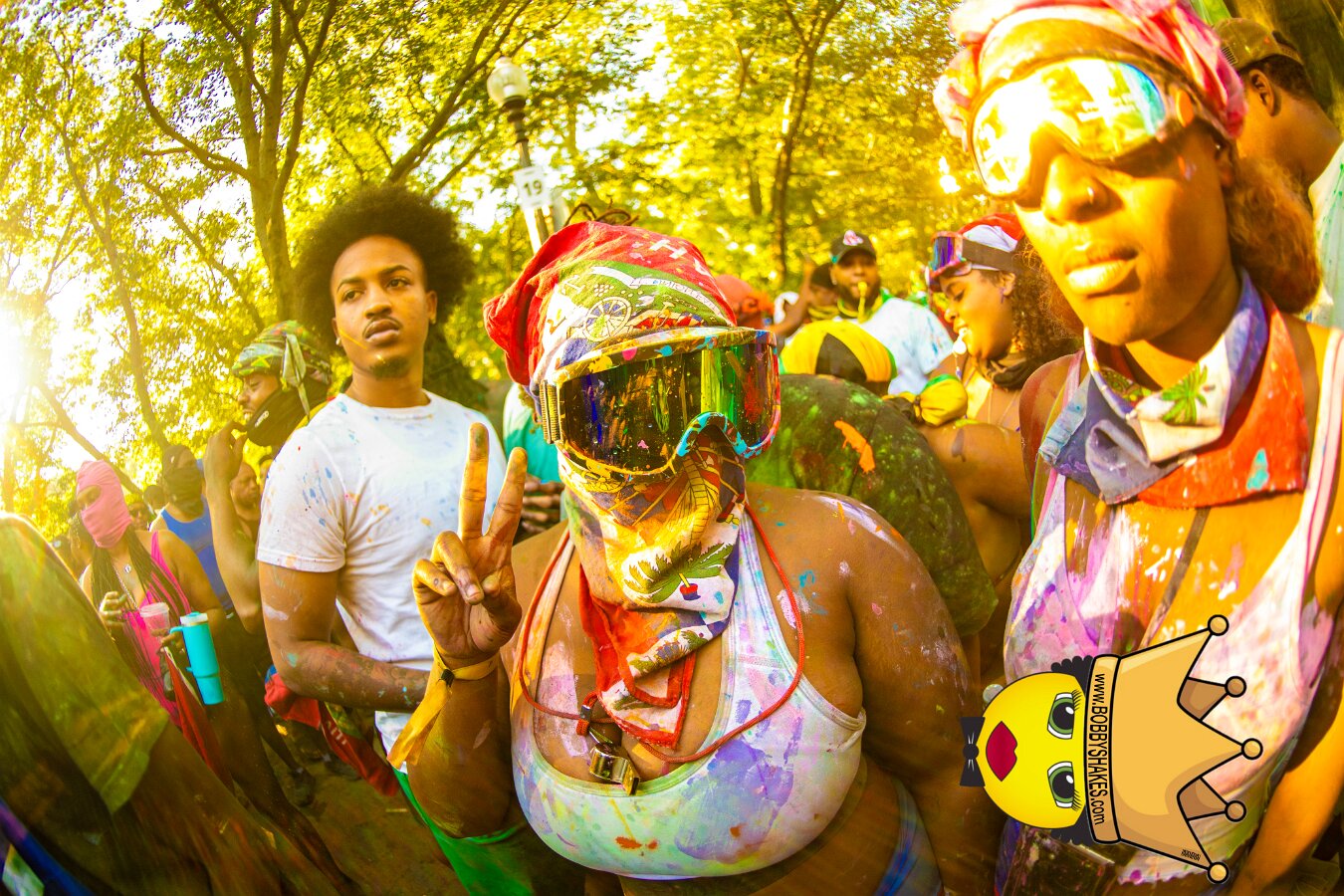 Jab Family Boston & Secret Soca Society performing live at Boston Caribbean Carnival in Boston, MA, photographed by Bobby Shakes