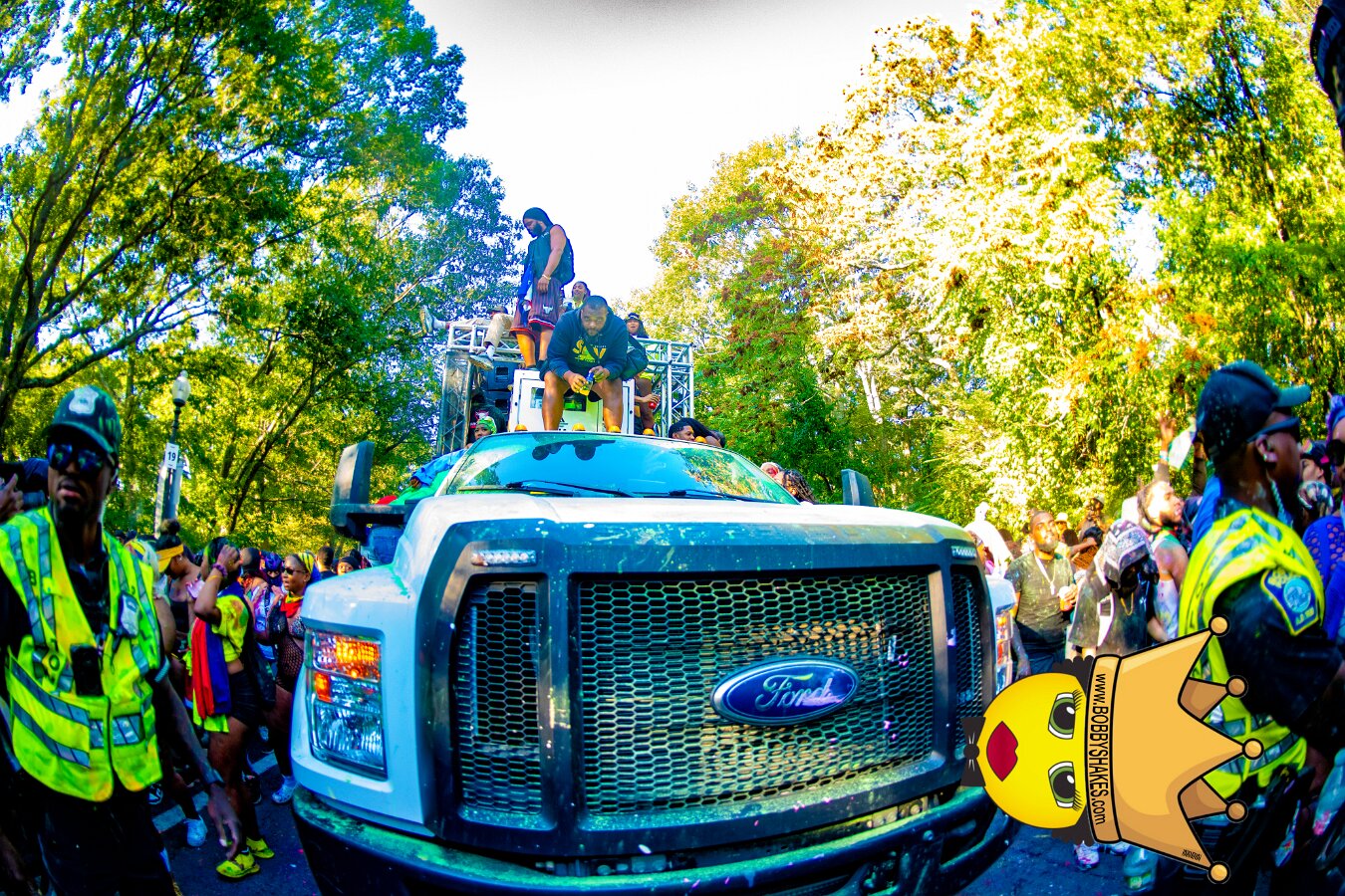 Jab Family Boston & Secret Soca Society performing live at Boston Caribbean Carnival in Boston, MA, photographed by Bobby Shakes
