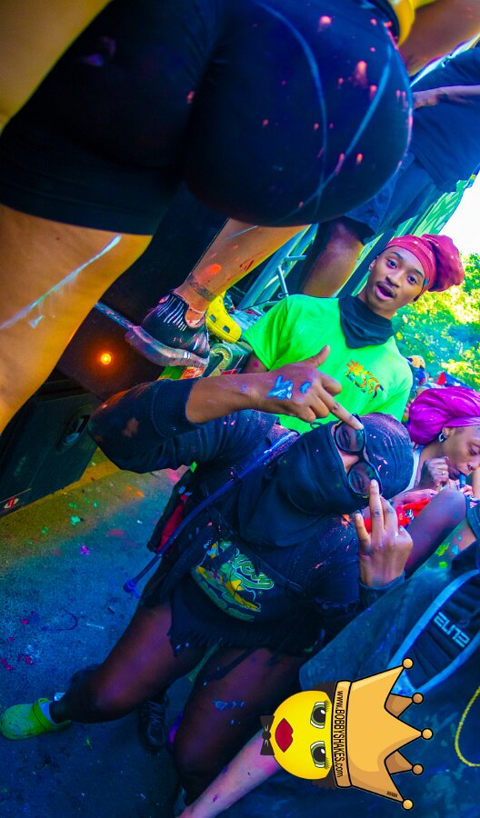 Jab Family Boston & Secret Soca Society performing live at Boston Caribbean Carnival in Boston, MA, photographed by Bobby Shakes
