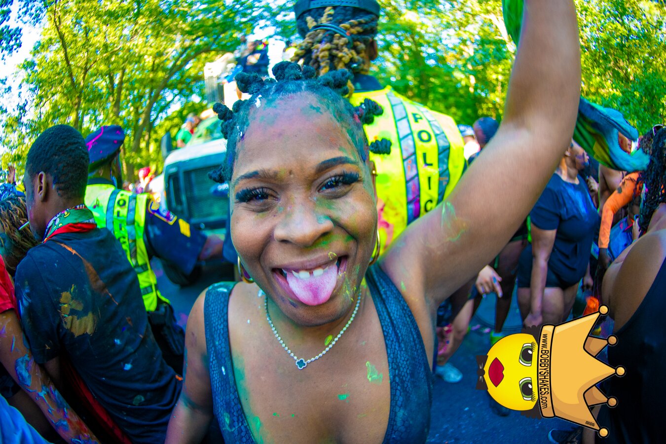 Jab Family Boston & Secret Soca Society performing live at Boston Caribbean Carnival in Boston, MA, photographed by Bobby Shakes