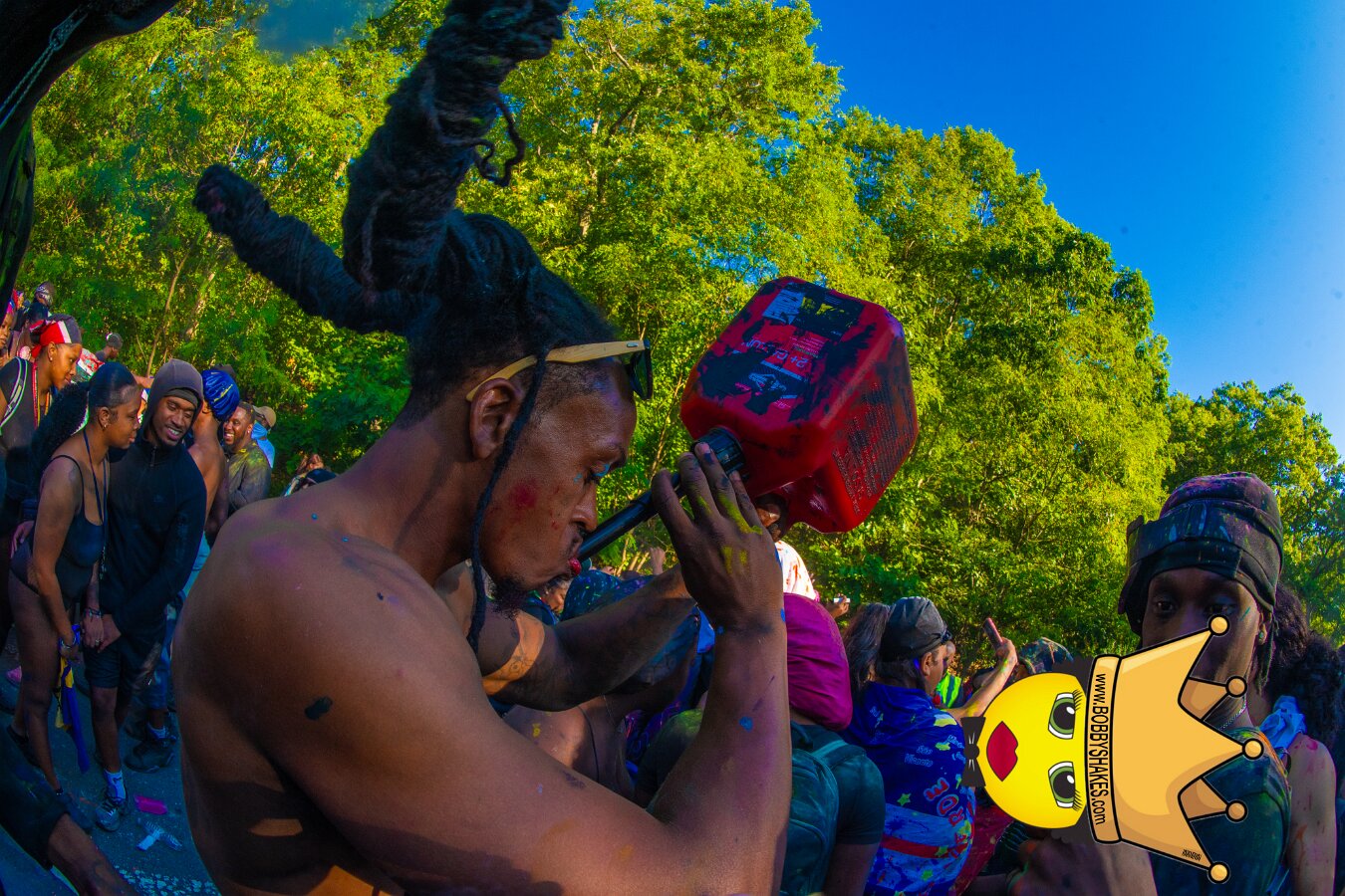 Jab Family Boston & Secret Soca Society performing live at Boston Caribbean Carnival in Boston, MA, photographed by Bobby Shakes