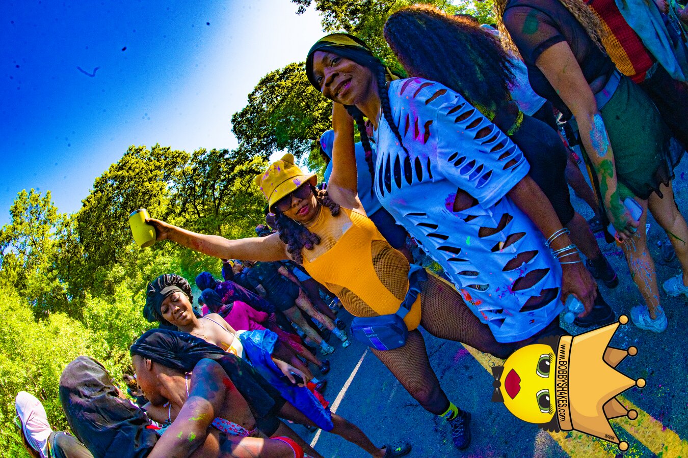 Jab Family Boston & Secret Soca Society performing live at Boston Caribbean Carnival in Boston, MA, photographed by Bobby Shakes