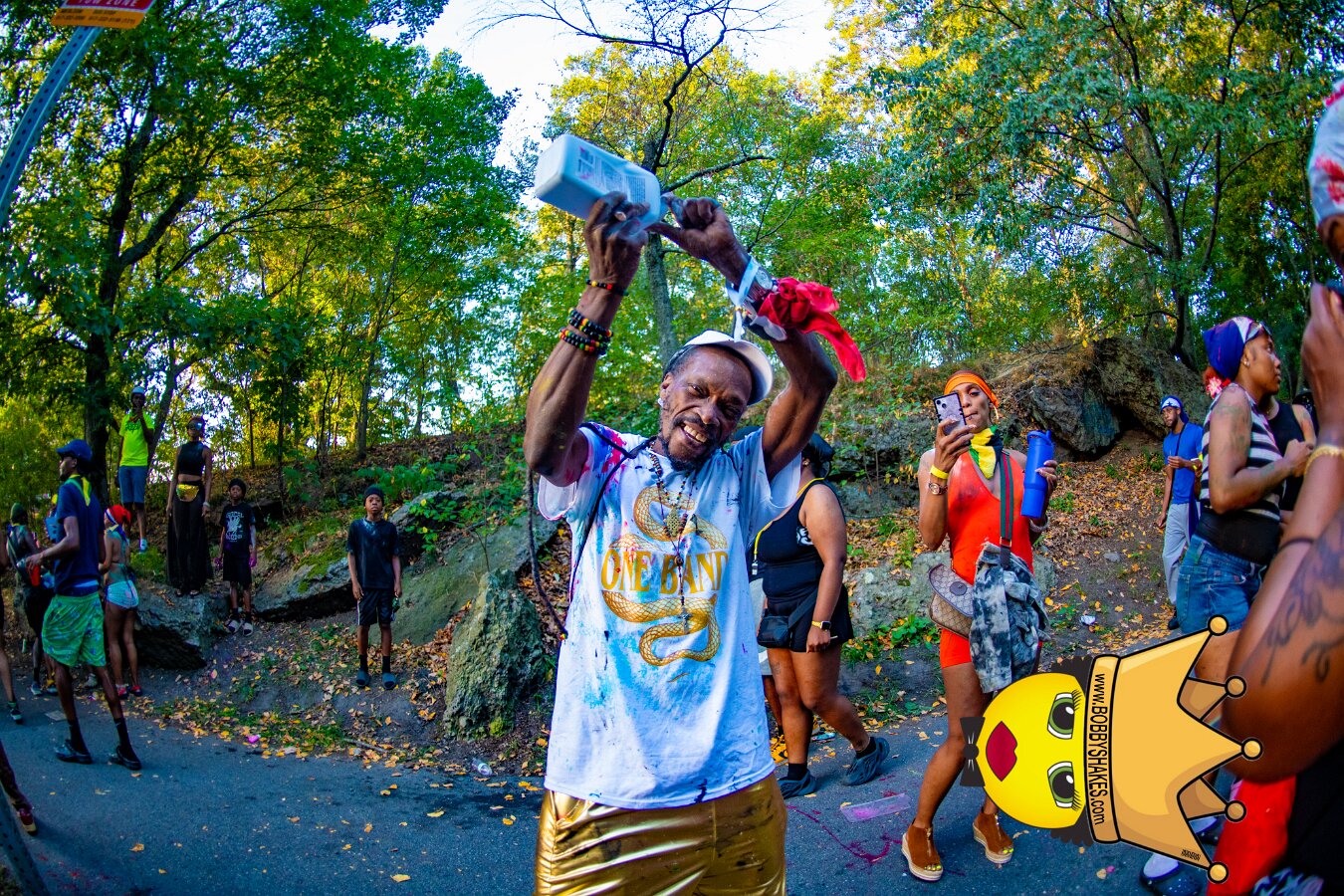 Jab Family Boston & Secret Soca Society performing live at Boston Caribbean Carnival in Boston, MA, photographed by Bobby Shakes