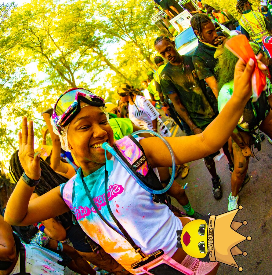 Jab Family Boston & Secret Soca Society performing live at Boston Caribbean Carnival in Boston, MA, photographed by Bobby Shakes