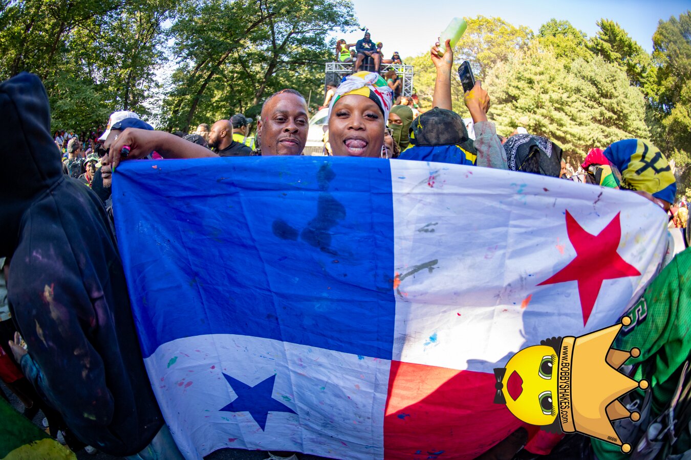 Jab Family Boston & Secret Soca Society performing live at Boston Caribbean Carnival in Boston, MA, photographed by Bobby Shakes