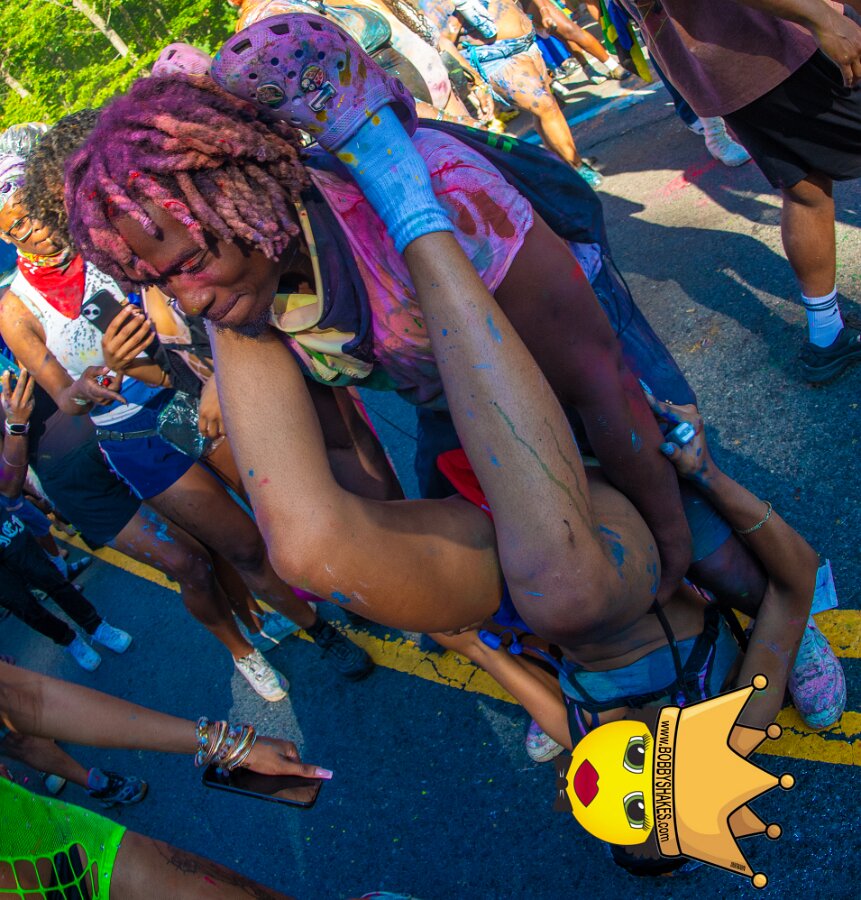 Jab Family Boston & Secret Soca Society performing live at Boston Caribbean Carnival in Boston, MA, photographed by Bobby Shakes