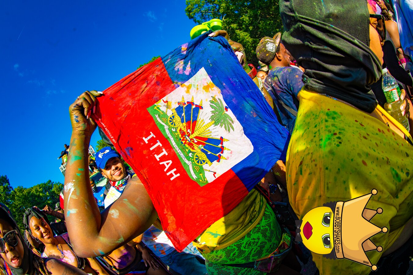 Jab Family Boston & Secret Soca Society performing live at Boston Caribbean Carnival in Boston, MA, photographed by Bobby Shakes