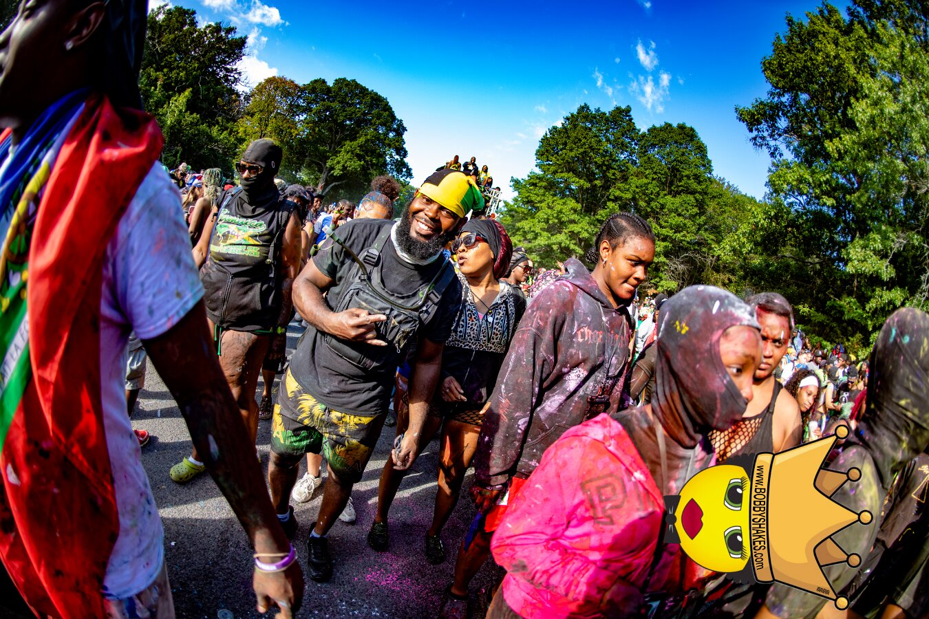 Jab Family Boston & Secret Soca Society performing live at Boston Caribbean Carnival in Boston, MA, photographed by Bobby Shakes