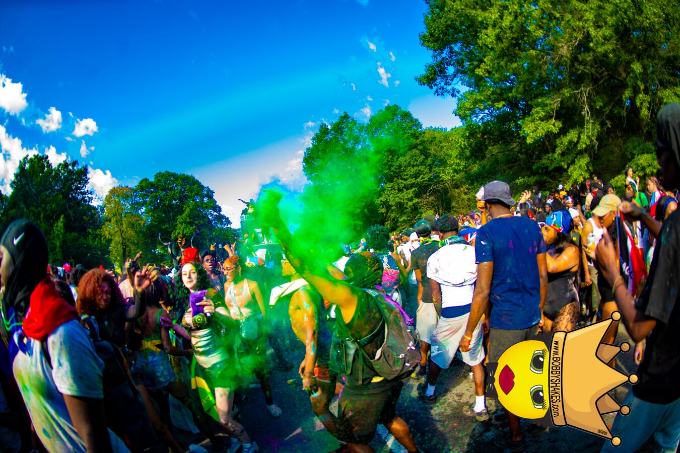 Jab Family Boston & Secret Soca Society performing live at Boston Caribbean Carnival in Boston, MA, photographed by Bobby Shakes