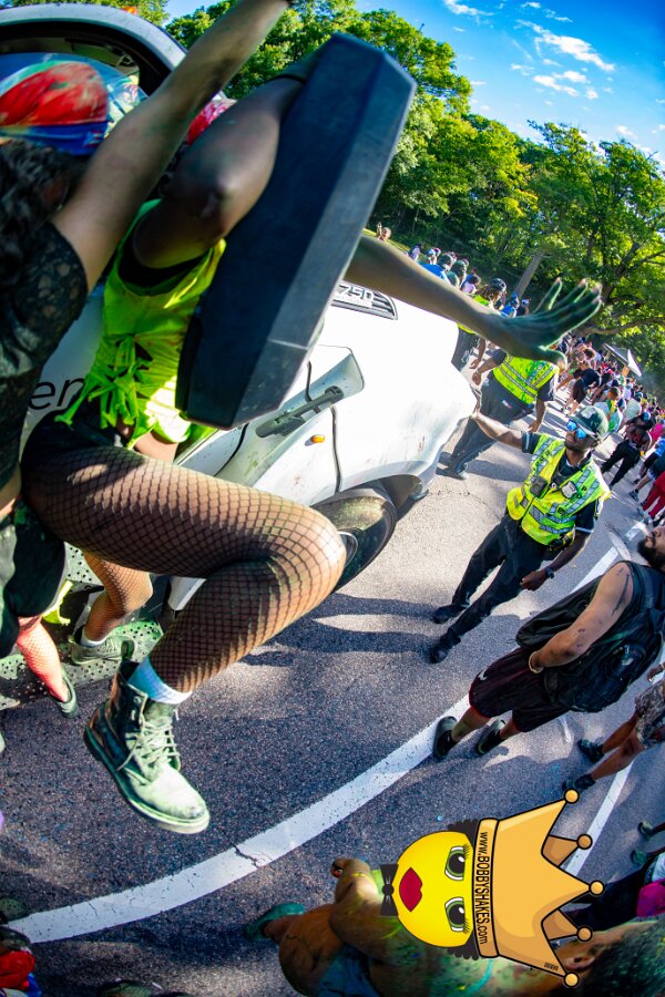 Jab Family Boston & Secret Soca Society performing live at Boston Caribbean Carnival in Boston, MA, photographed by Bobby Shakes