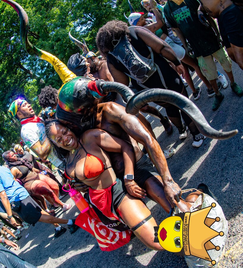 Jab Family Boston & Secret Soca Society performing live at Boston Caribbean Carnival in Boston, MA, photographed by Bobby Shakes