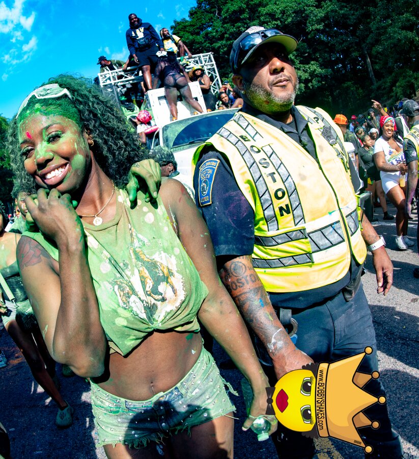 Jab Family Boston & Secret Soca Society performing live at Boston Caribbean Carnival in Boston, MA, photographed by Bobby Shakes
