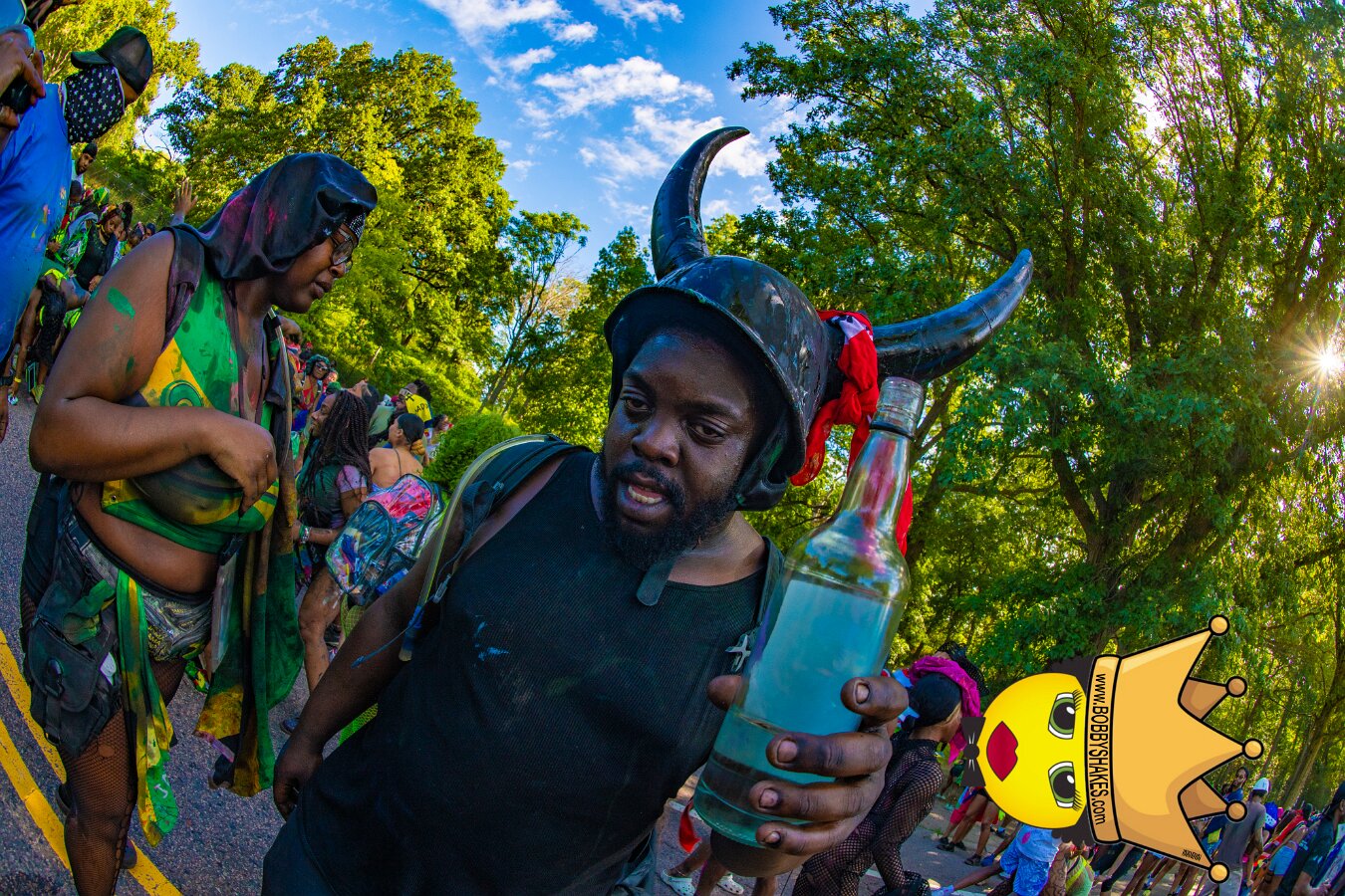 Jab Family Boston & Secret Soca Society performing live at Boston Caribbean Carnival in Boston, MA, photographed by Bobby Shakes