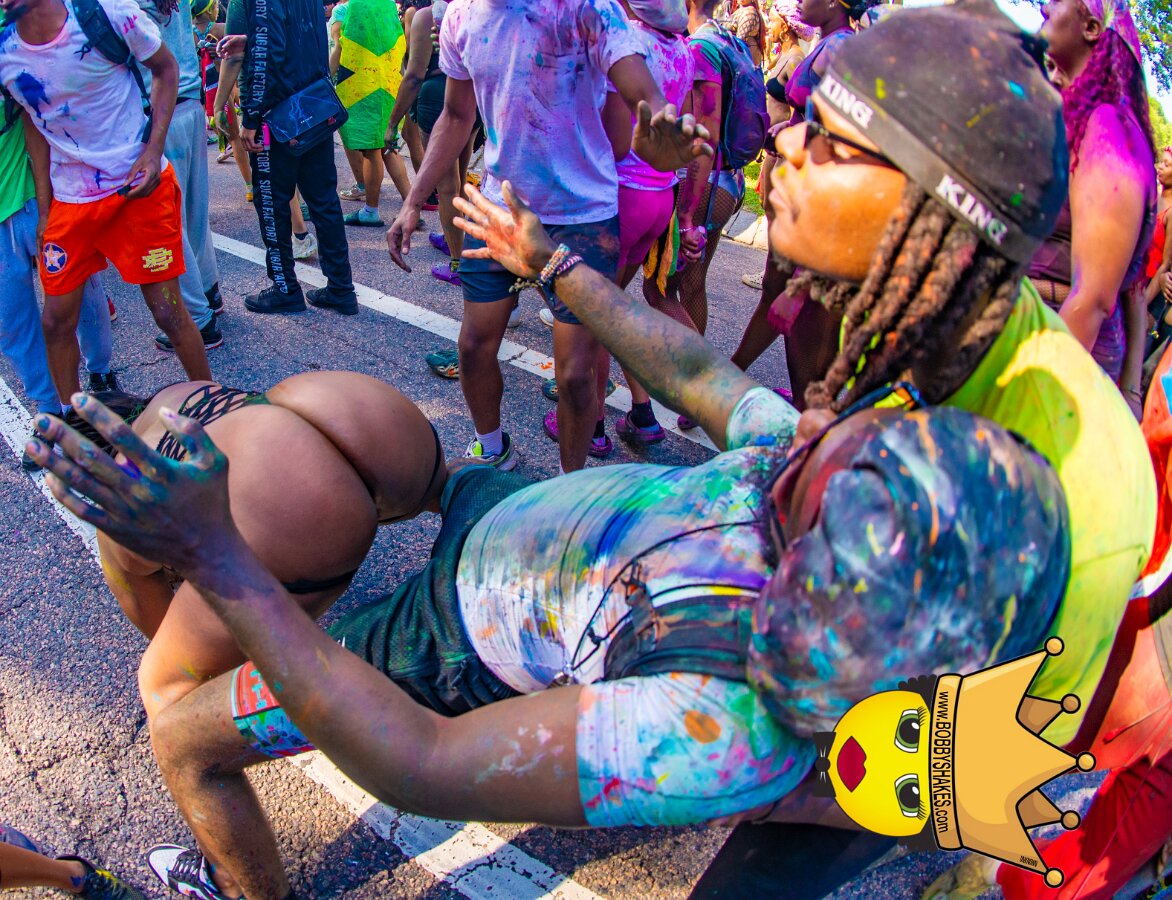 Jab Family Boston & Secret Soca Society performing live at Boston Caribbean Carnival in Boston, MA, photographed by Bobby Shakes