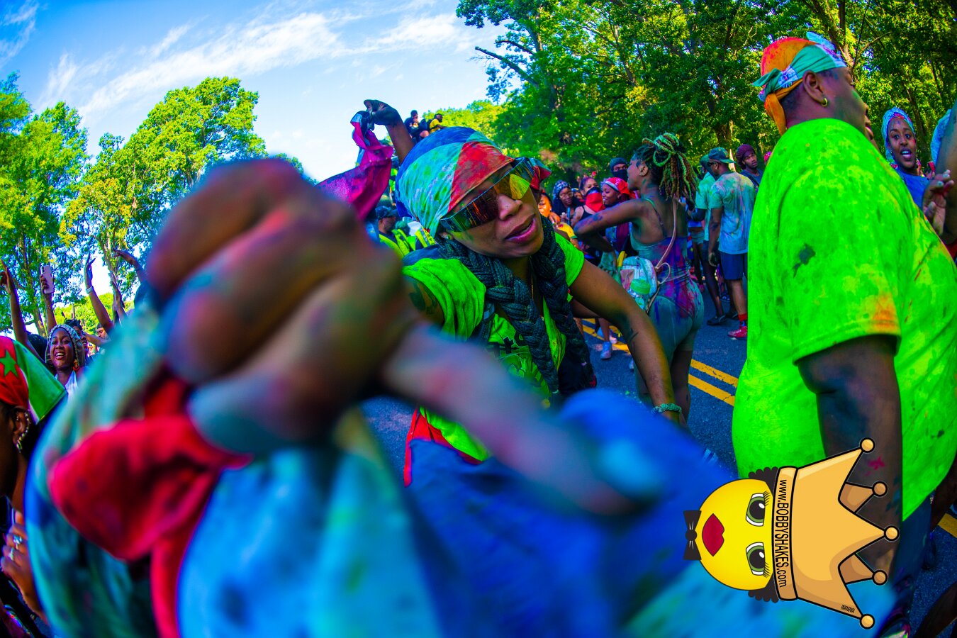 Jab Family Boston & Secret Soca Society performing live at Boston Caribbean Carnival in Boston, MA, photographed by Bobby Shakes