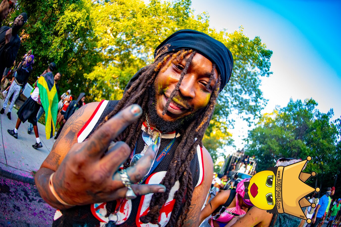 Jab Family Boston & Secret Soca Society performing live at Boston Caribbean Carnival in Boston, MA, photographed by Bobby Shakes
