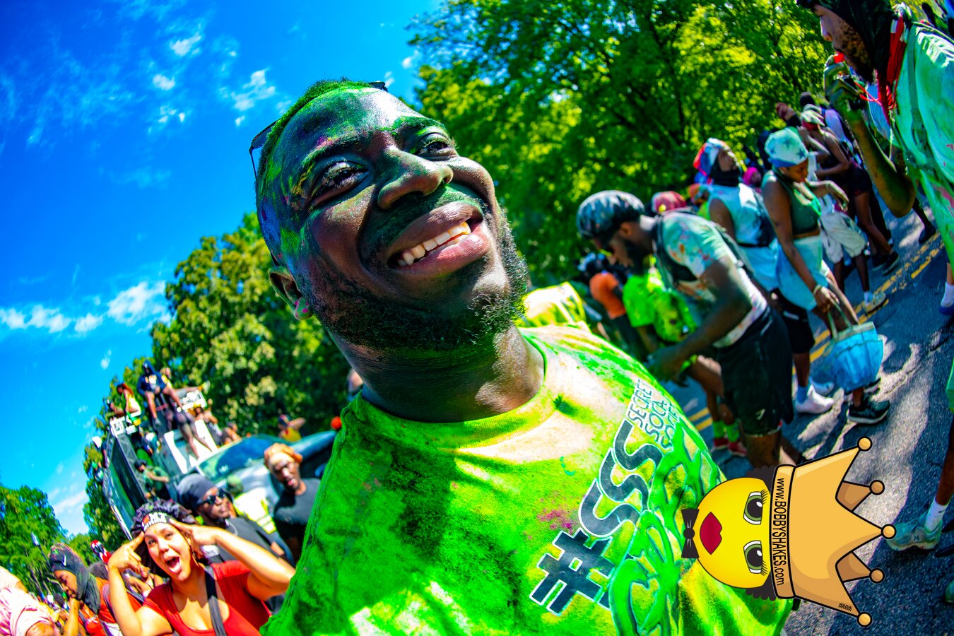 Jab Family Boston & Secret Soca Society performing live at Boston Caribbean Carnival in Boston, MA, photographed by Bobby Shakes