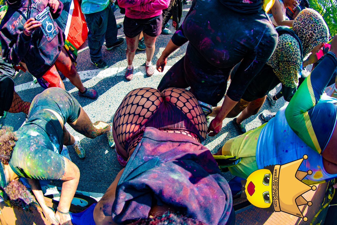 Jab Family Boston & Secret Soca Society performing live at Boston Caribbean Carnival in Boston, MA, photographed by Bobby Shakes