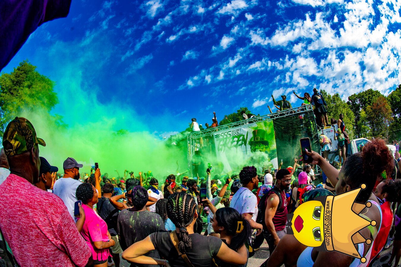 Jab Family Boston & Secret Soca Society performing live at Boston Caribbean Carnival in Boston, MA, photographed by Bobby Shakes