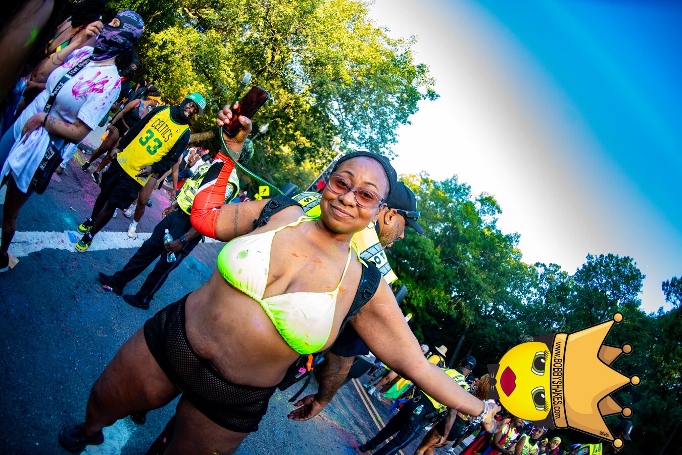 Jab Family Boston & Secret Soca Society performing live at Boston Caribbean Carnival in Boston, MA, photographed by Bobby Shakes