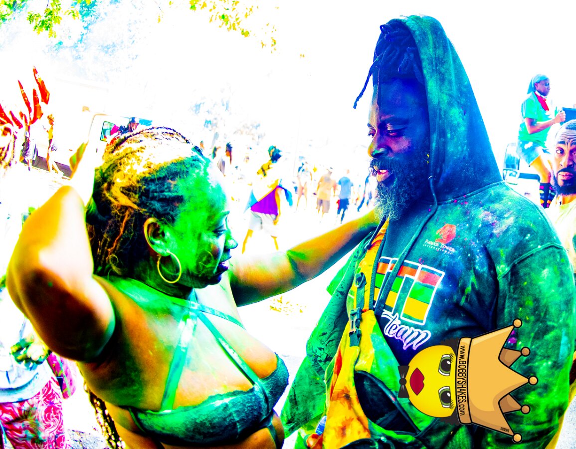 Jab Family Boston & Secret Soca Society performing live at Boston Caribbean Carnival in Boston, MA, photographed by Bobby Shakes