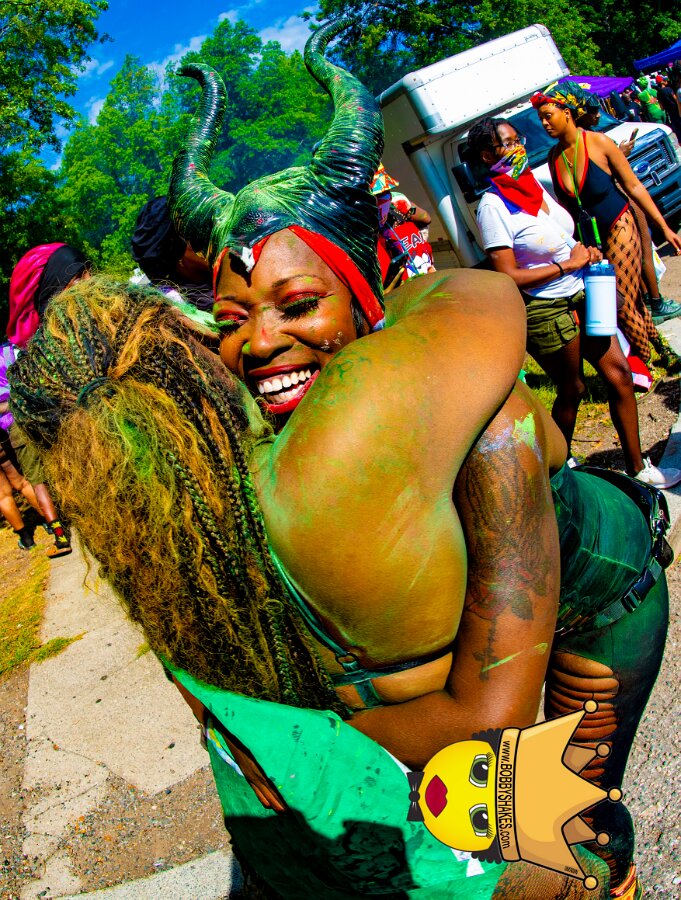 Jab Family Boston & Secret Soca Society performing live at Boston Caribbean Carnival in Boston, MA, photographed by Bobby Shakes