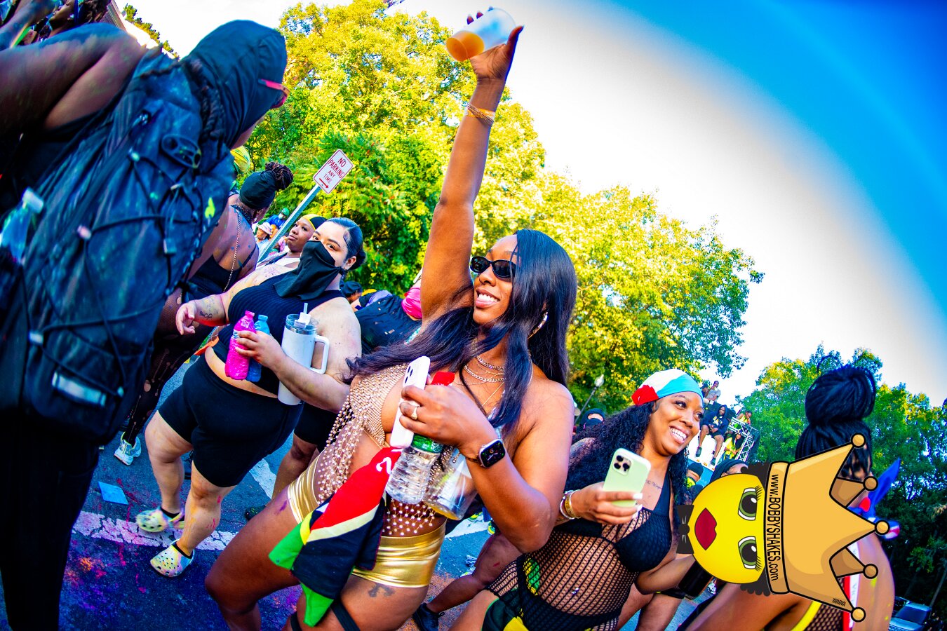Jab Family Boston & Secret Soca Society performing live at Boston Caribbean Carnival in Boston, MA, photographed by Bobby Shakes