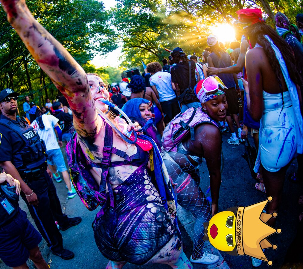 Jab Family Boston & Secret Soca Society performing live at Boston Caribbean Carnival in Boston, MA, photographed by Bobby Shakes