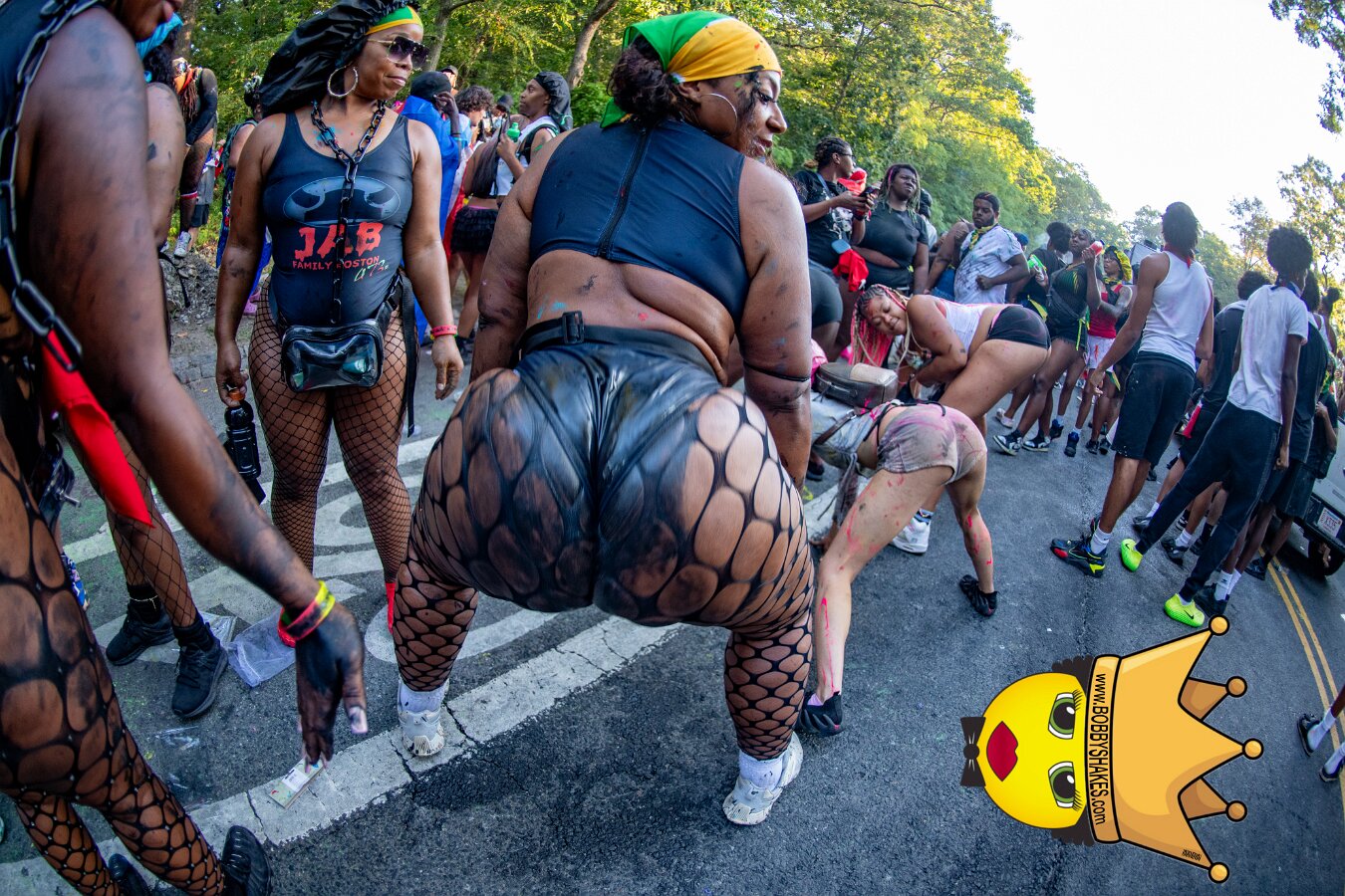 Jab Family Boston & Secret Soca Society performing live at Boston Caribbean Carnival in Boston, MA, photographed by Bobby Shakes