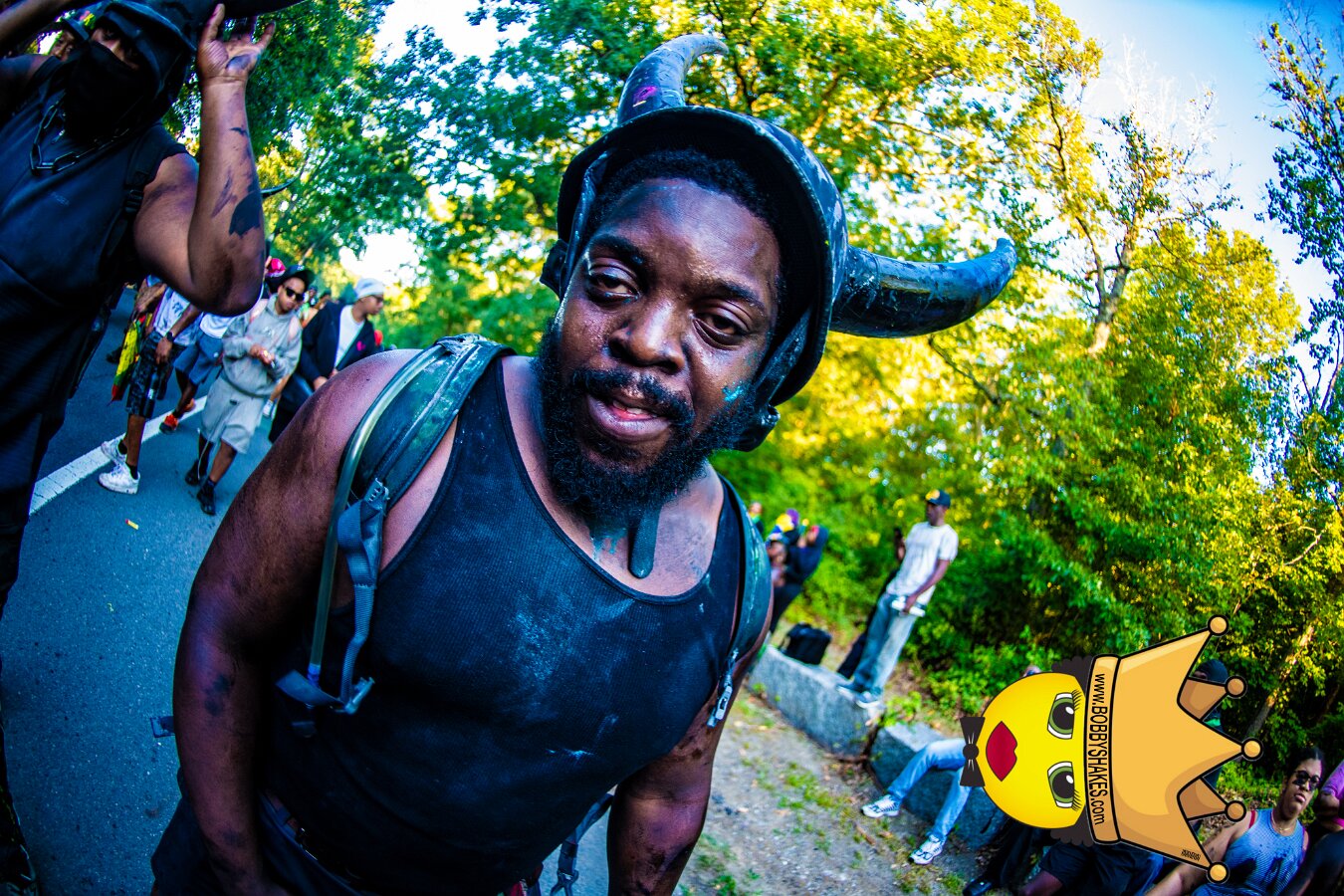 Jab Family Boston & Secret Soca Society performing live at Boston Caribbean Carnival in Boston, MA, photographed by Bobby Shakes
