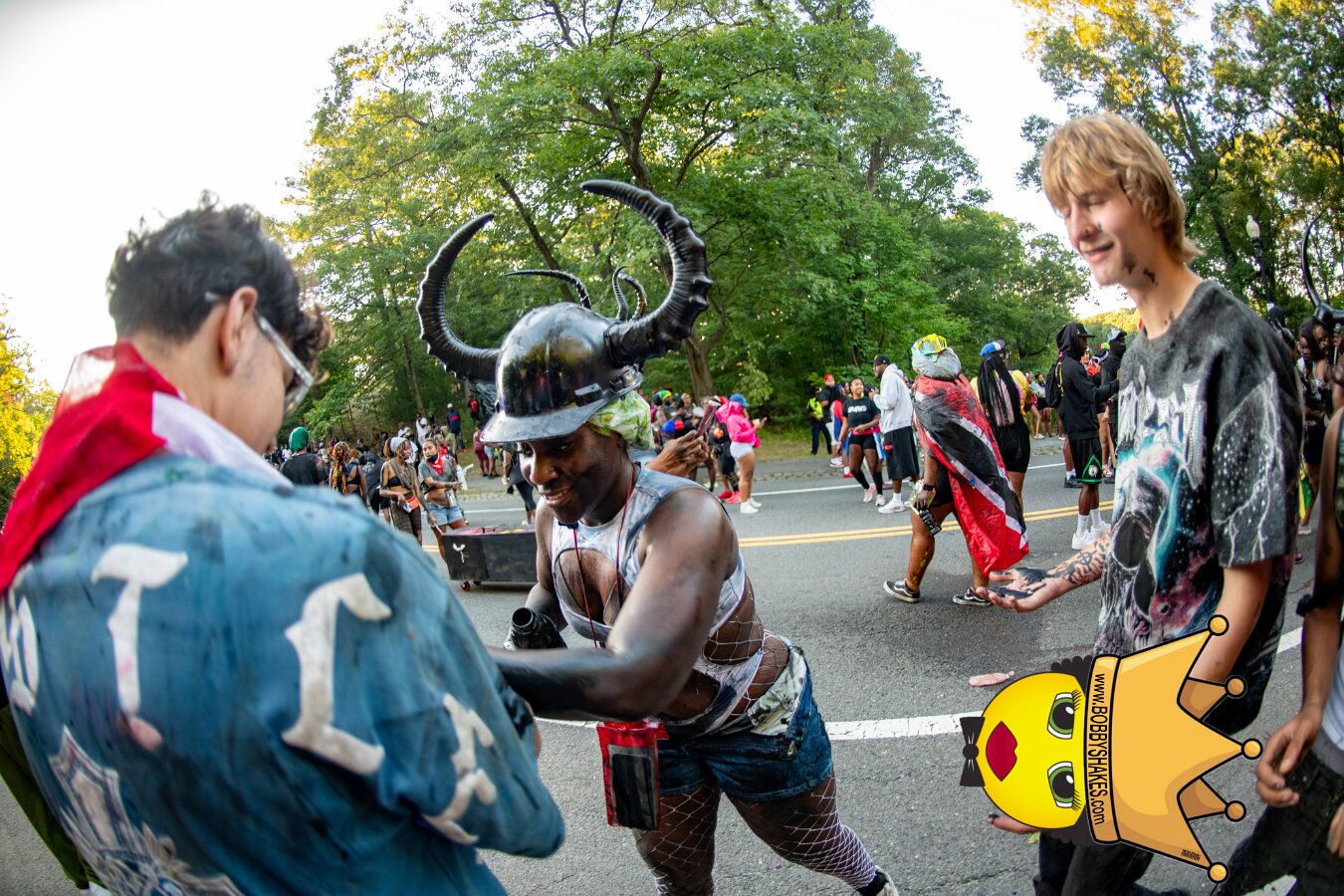 Jab Family Boston & Secret Soca Society performing live at Boston Caribbean Carnival in Boston, MA, photographed by Bobby Shakes