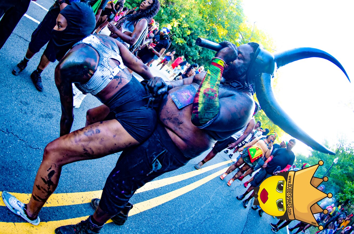 Jab Family Boston & Secret Soca Society performing live at Boston Caribbean Carnival in Boston, MA, photographed by Bobby Shakes