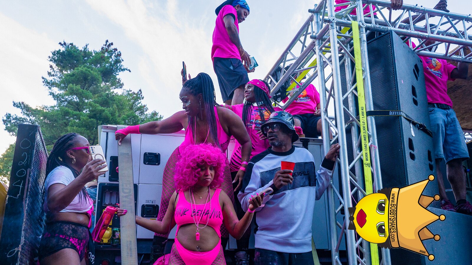 Jab Family Boston & Secret Soca Society performing live at Boston Caribbean Carnival in Boston, MA, photographed by Bobby Shakes