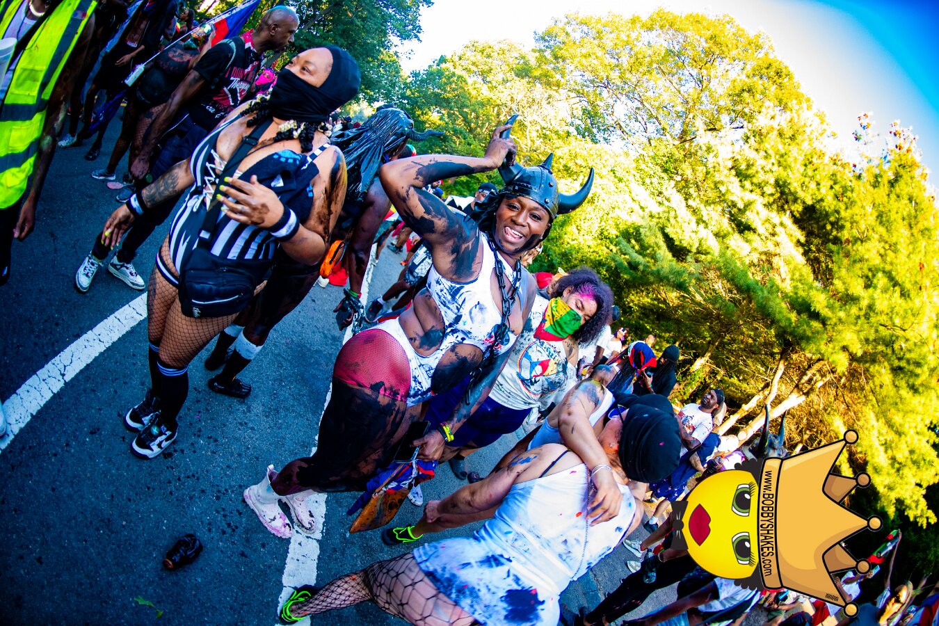 Jab Family Boston & Secret Soca Society performing live at Boston Caribbean Carnival in Boston, MA, photographed by Bobby Shakes