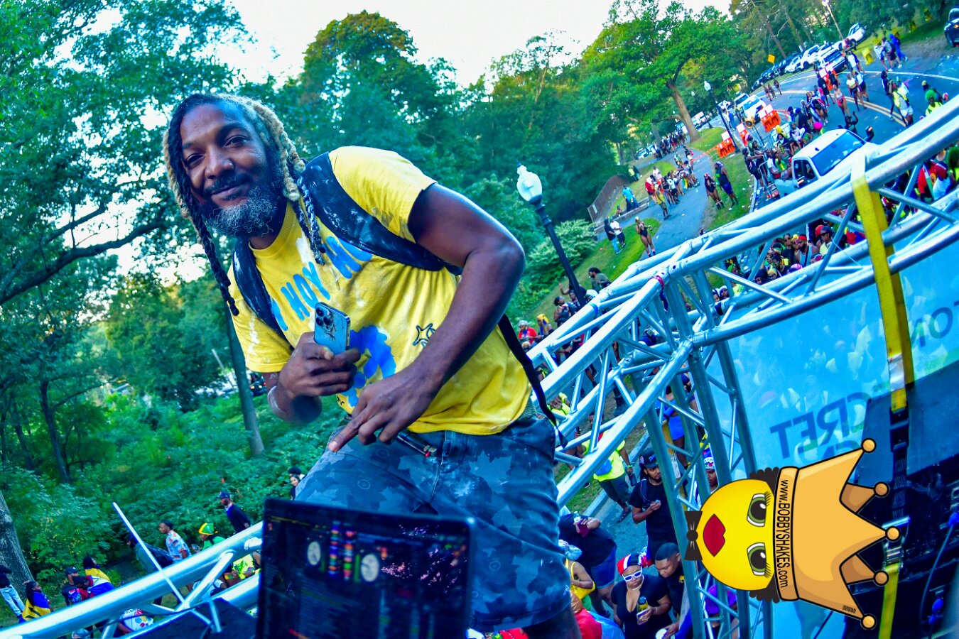 Jab Family Boston & Secret Soca Society performing live at Boston Caribbean Carnival in Boston, MA, photographed by Bobby Shakes