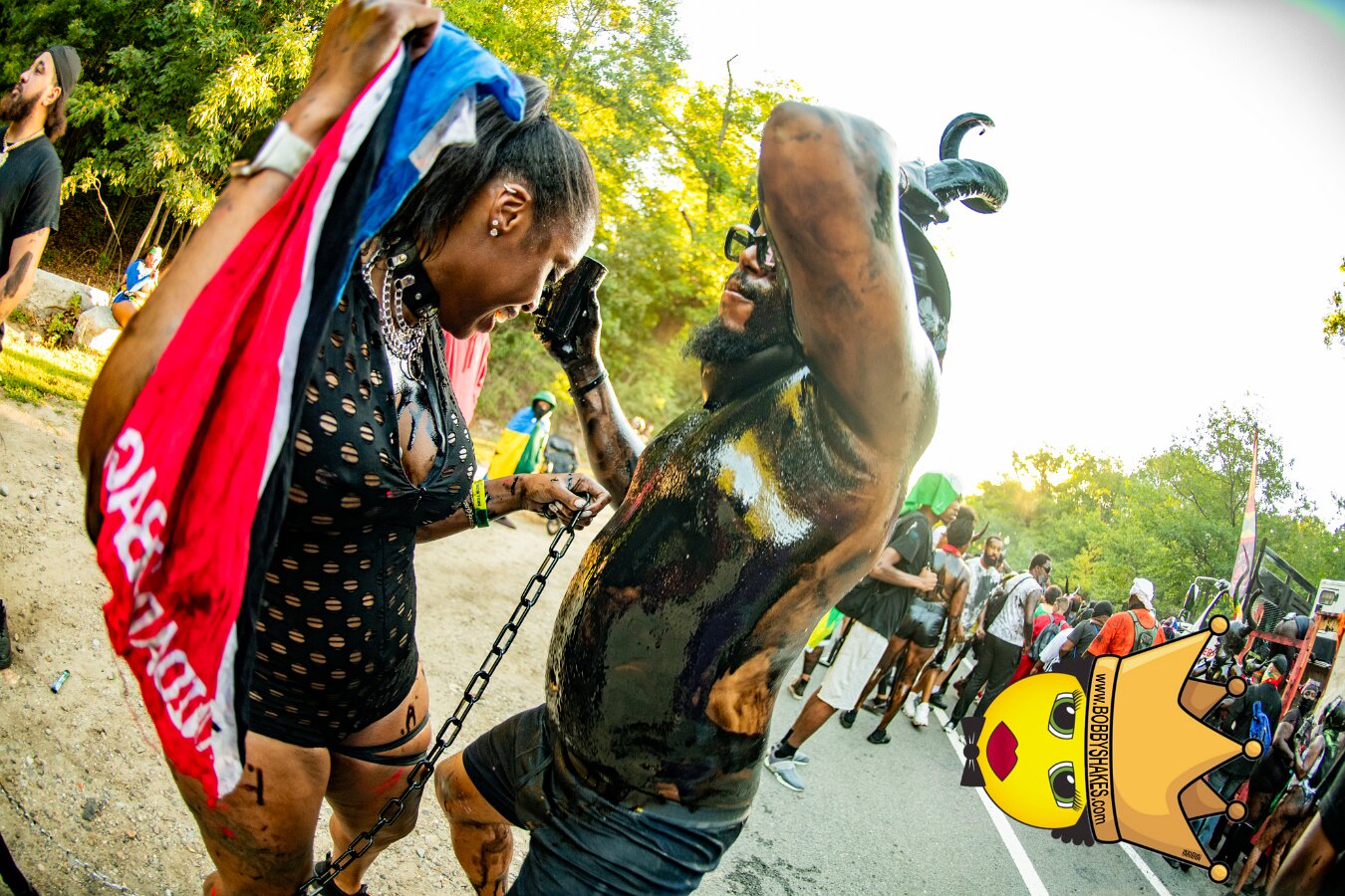 Jab Family Boston & Secret Soca Society performing live at Boston Caribbean Carnival in Boston, MA, photographed by Bobby Shakes