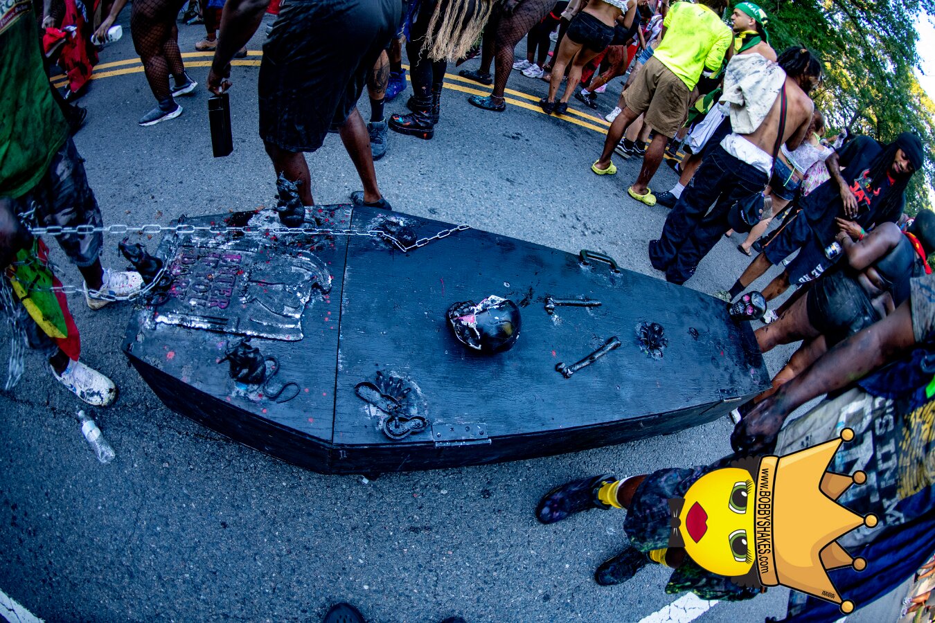 Jab Family Boston & Secret Soca Society performing live at Boston Caribbean Carnival in Boston, MA, photographed by Bobby Shakes