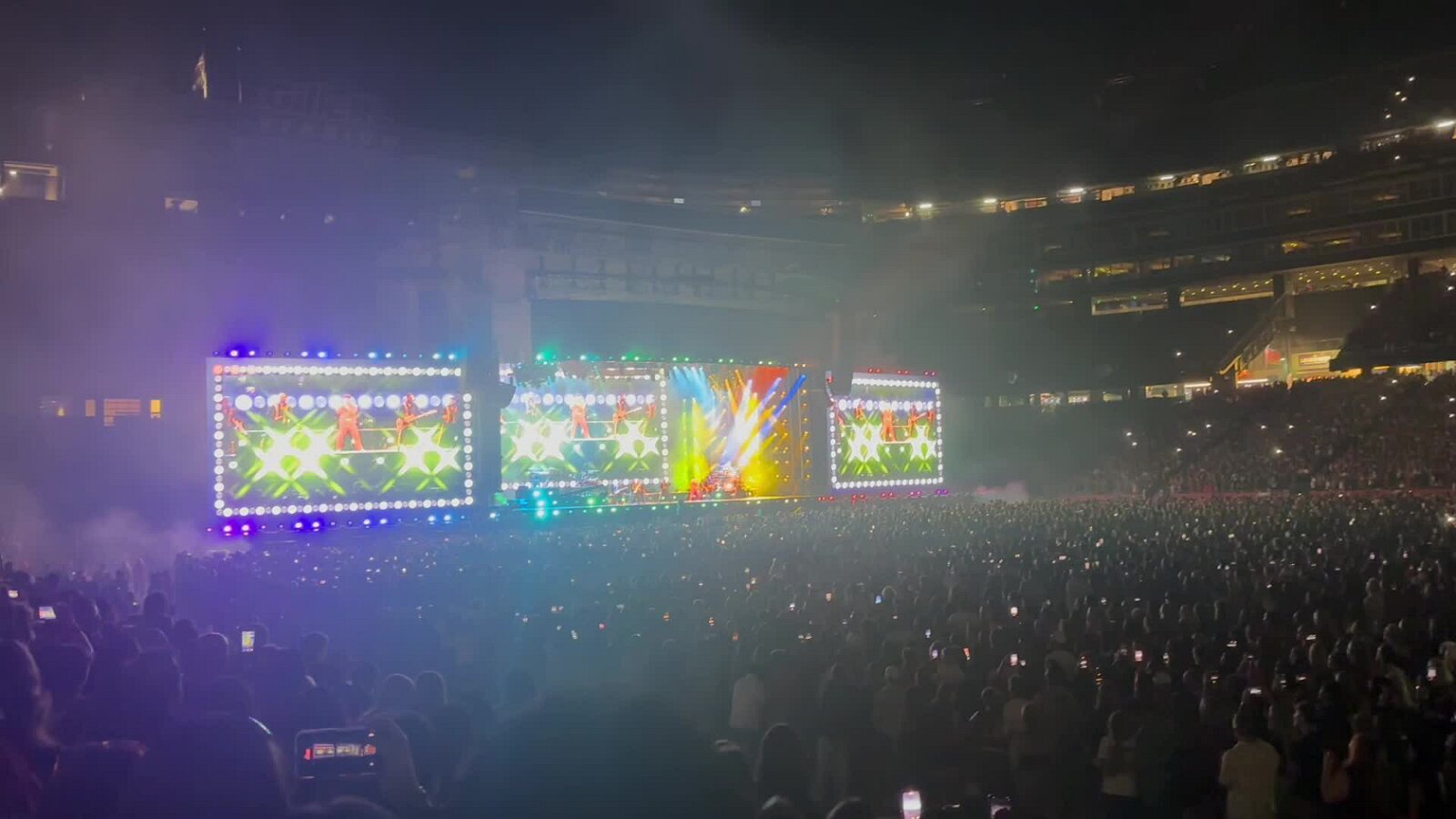 Bruno Mars performing live at Gillette Stadium in Foxborough, MA, photographed by Julez